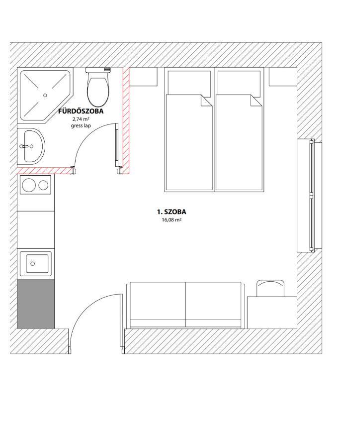 Chesscom Apartments Budapest Esterno foto